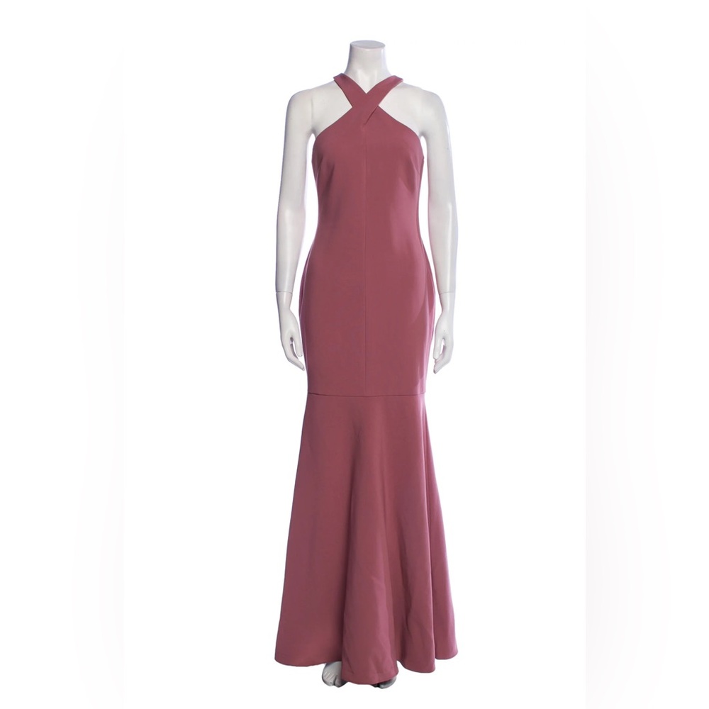Likely Willa Mermaid gown halter mermaid dress pink mauve Size6